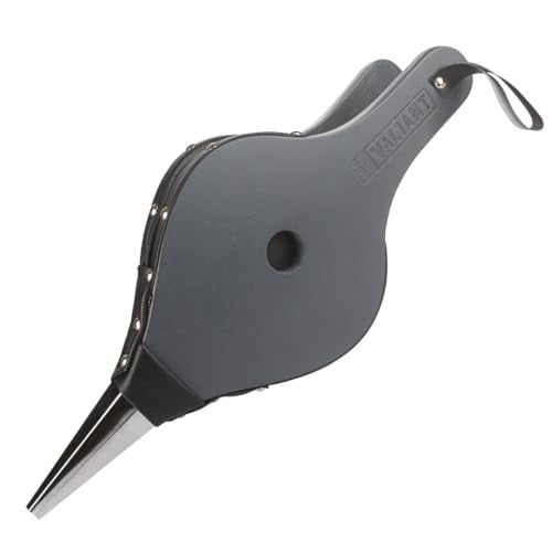 Valiant blaasbalg voor open haard en kachel, 35 cm, grijs