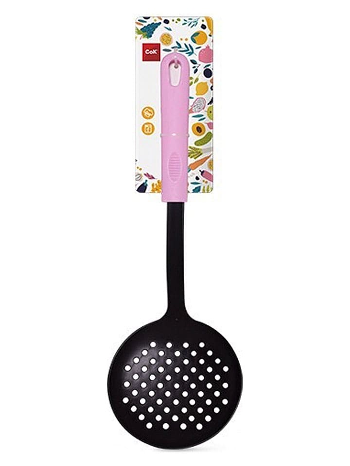 CEGECO Sieblöffel in Rosa/ Schwarz - onesize