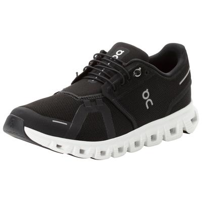 Sneaker ON RUNNING "ON RUNNING CLOUD 6", Herren, Gr. 45, schwarz-weiß (schwarz, weiß), Synthetik, Schuhe Sneaker, Topseller