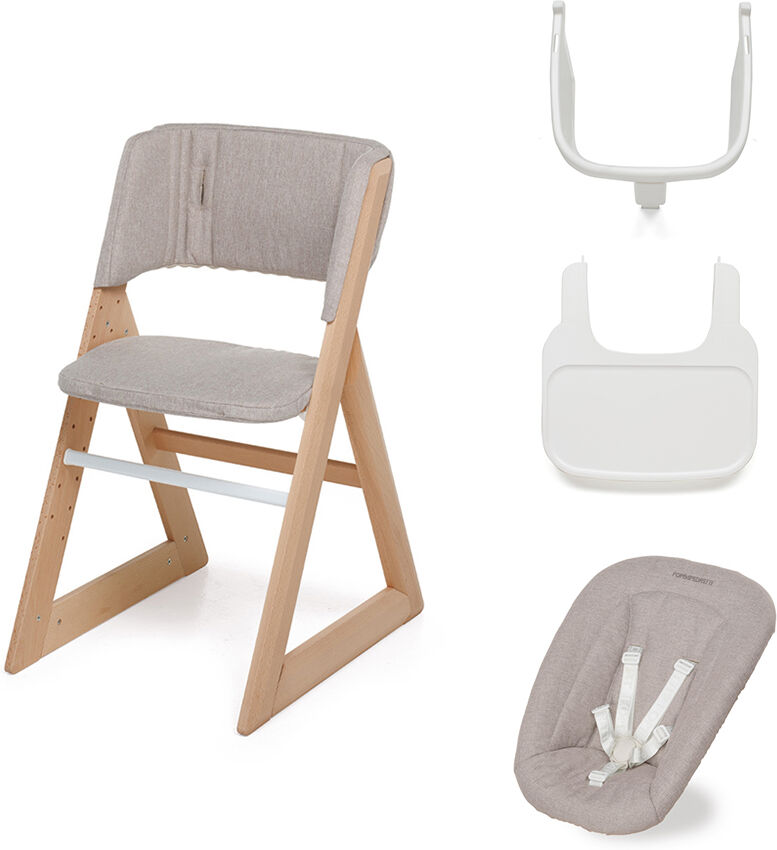 Foppapedretti Sedia Evolutiva Stile Cappuccino con Protezione, Vassoio e Sdraietta Mignon (SET08839-1-1)