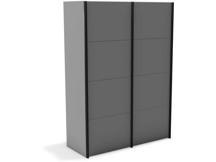 Kleiderschrank Window lichtgrau Holzwerkstoff B 148 cm - Möbel Konfigurator: Traummöbel individuell zusammenstellen