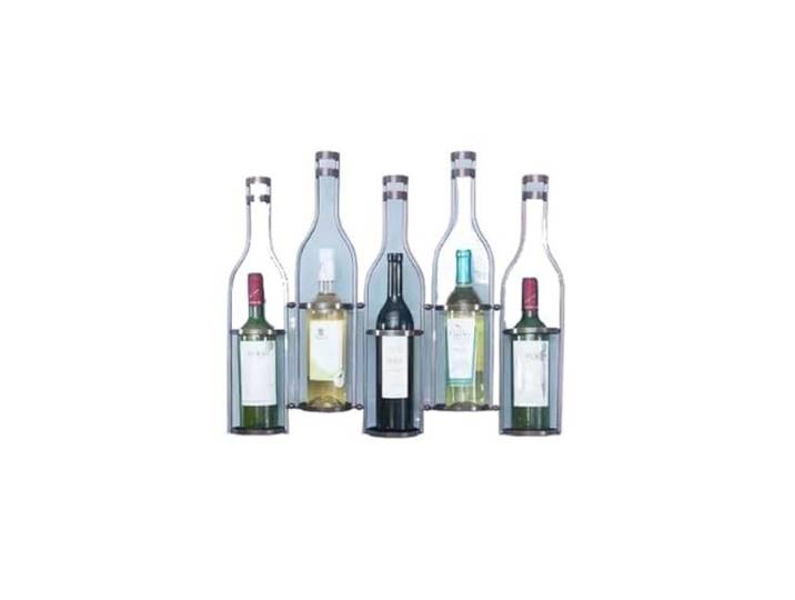 CJHFR472SG Weinhalter Weinregal Wandmontierte Weinregale for zu Hause Dekoration(Metallic,Mittel)
