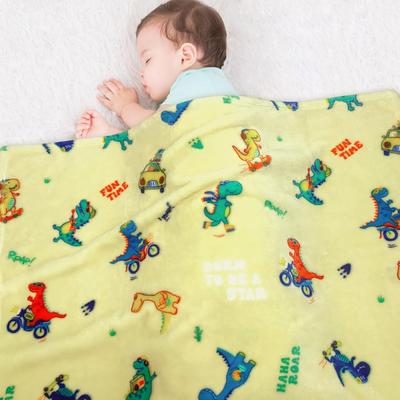 Shop Station Cute Dinosaur Flannel Throw Blanket Super Soft Plush Fleece Blanket For Bed, Sofa, Travel & Camping d 27.56 39.37 In