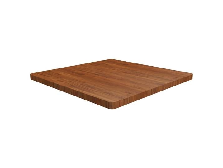 vidaXL Tischplatte Quadratisch Dunkelbraun 90x90x4cm Behandelte Eiche