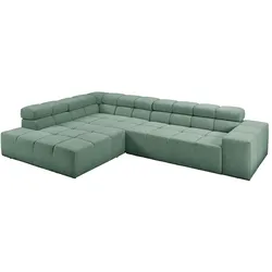 ECKSOFA NEVADA Grün Cord