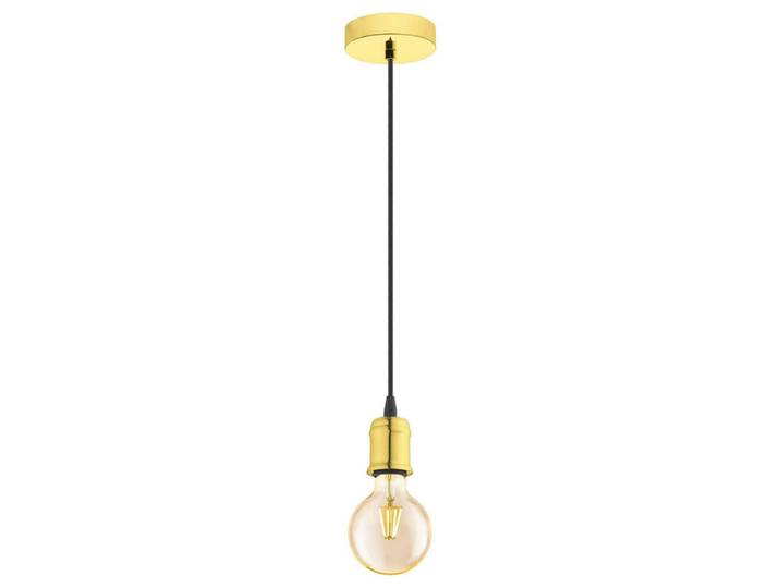 Eglo Hängeleuchte, Messingfarben, Metall, länglich, 200 cm, Lampen & Leuchten, Innenbeleuchtung, Hängelampen, Pendelleuchte