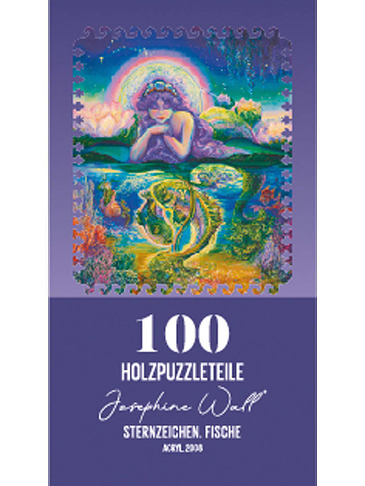 HCM 100tlg. Holzpuzzle "Sternzeichen Fische" - ab 12 Jahren - onesize
