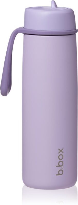 b.box Stainless Steel Thermos Bottle thermos avec paille Lilac Love 1 pcs