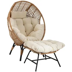Endorphin, Sessel, EGG Chair mit Ottomane