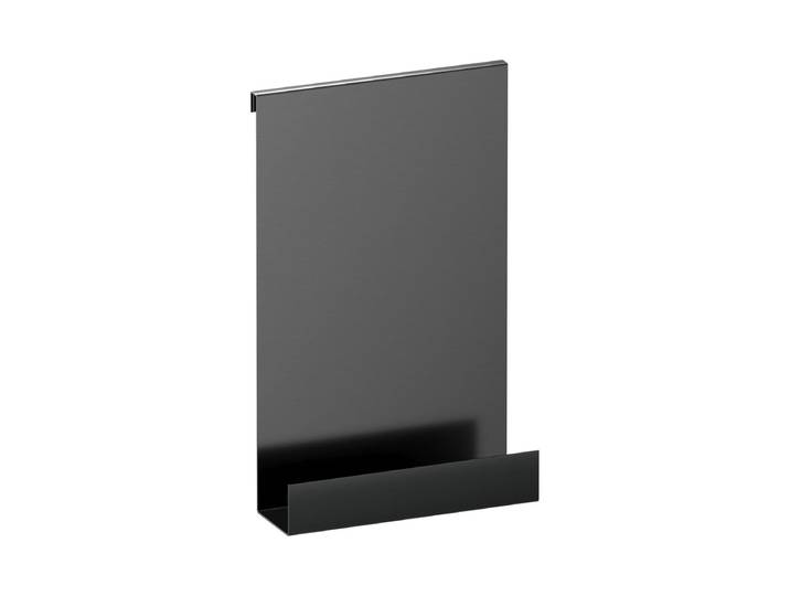 Brauer Doucherek Hangend - met Glasklem - Gunmetal Geborsteld Pvd