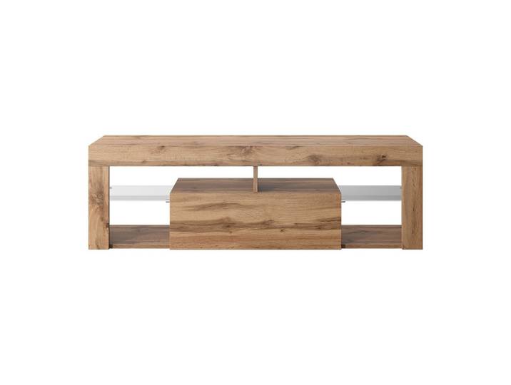 TV-LOWBOARD Bianko Lancelot Eiche mit LED, 140 cm