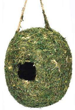 Multisell Products Hub Handwoven Grass Wicker Birdhouse, Assorted Natural Bird Nest Set, Hanging Bird Shelter For Small Birds f