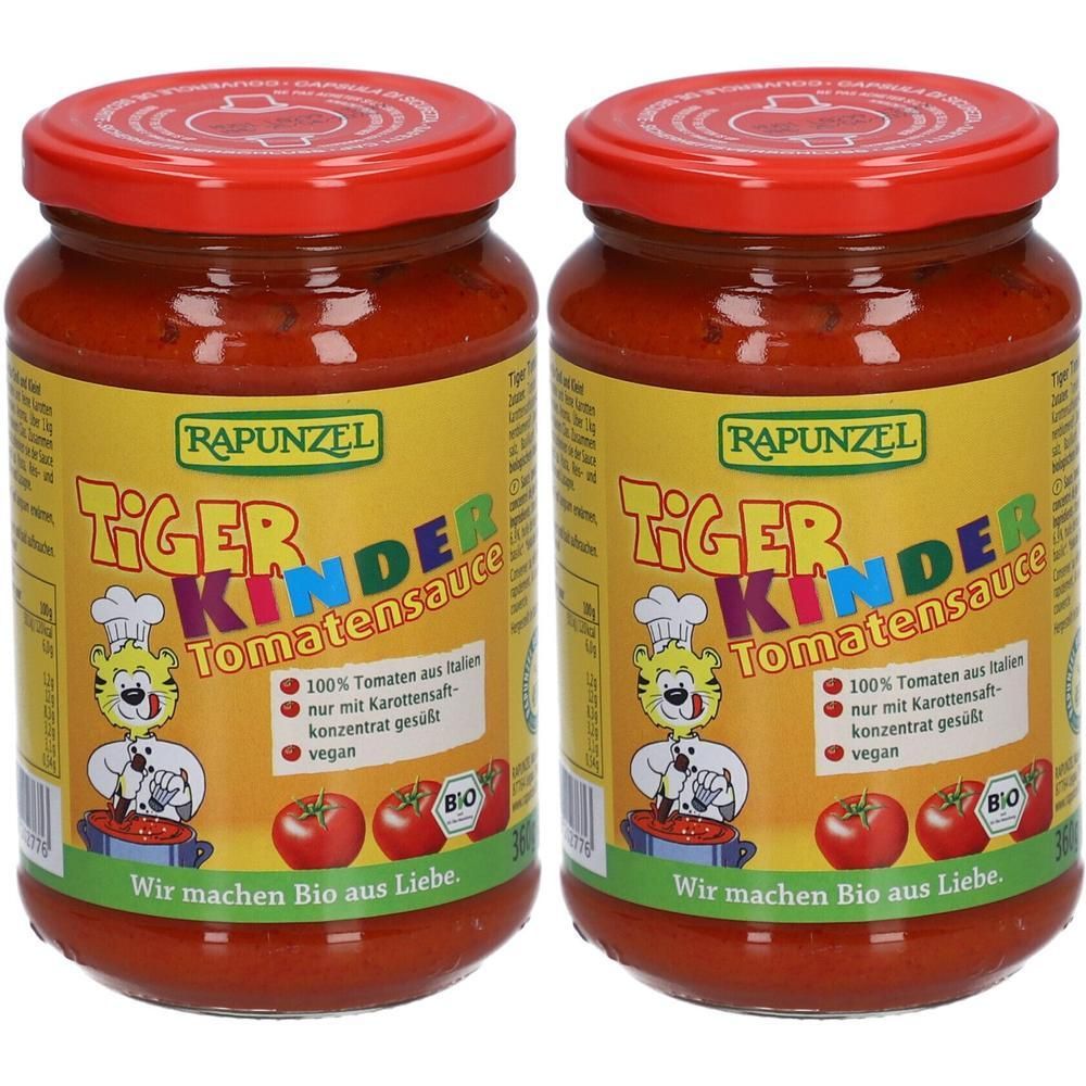 Rapunzel Tomatensauce Tiger 2x 2x345 ml
