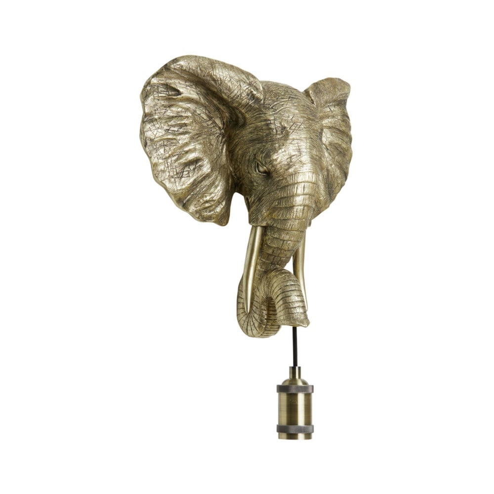 Wandlamp Elephant goud Light & Living