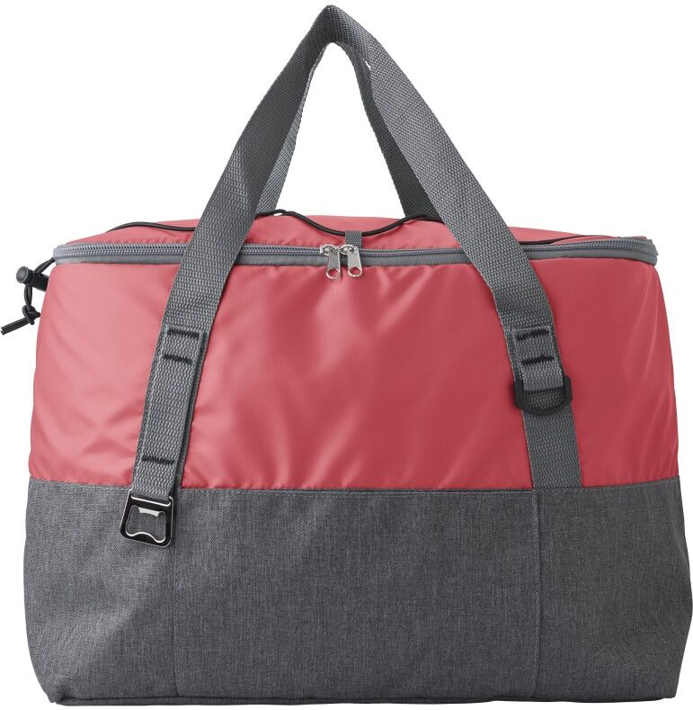 Sac publicitaire isotherme en polycanvas Carlos rouge