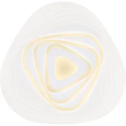 Globo, Deckenleuchte, Deckenleuchte Jocelyn weiss 1xLED (1750 lm)