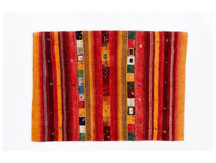Nomadenteppich Lori Fein Negra/ Farbe: Rot / Masse (BxT) :107x150 cm