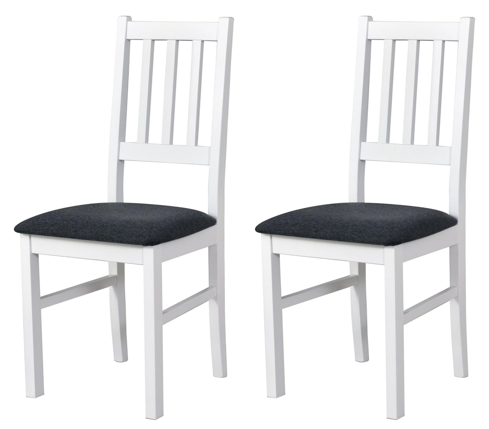 LeafDesign Set van 2 eetkamerstoelen model Bos wit hygge-stijl