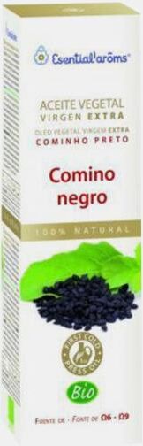ESSENTIAL AROMS OLEO VEGETAL DE COMINHO PRETO 100ml