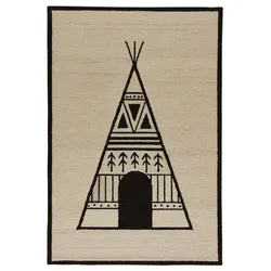 Natur Pur Kids Kinderteppich mit Tipi-Design 140x200 cm