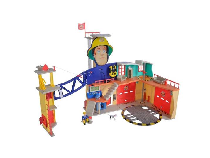 Simba Parkgarage, Mehrfarbig, Kunststoff, 58x37x14 cm, unisex, Spielzeug, Kinderspielzeug, Spielzeugautos