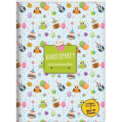 Geschenkpapierbuch. Kinderparty