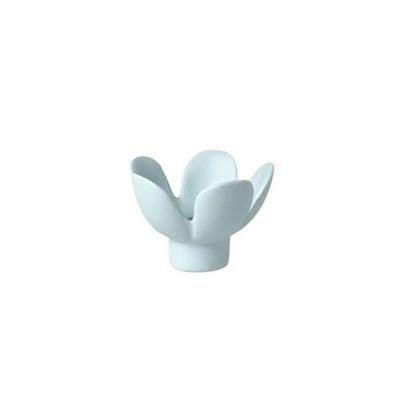 Kerzenhalter Blume blau