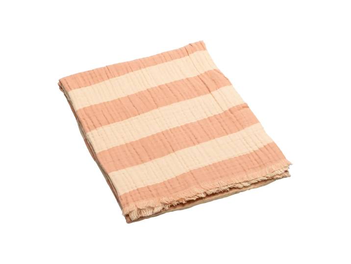 Plaid Stilla, Byyu, off-white/pfirsich, Baumwolle