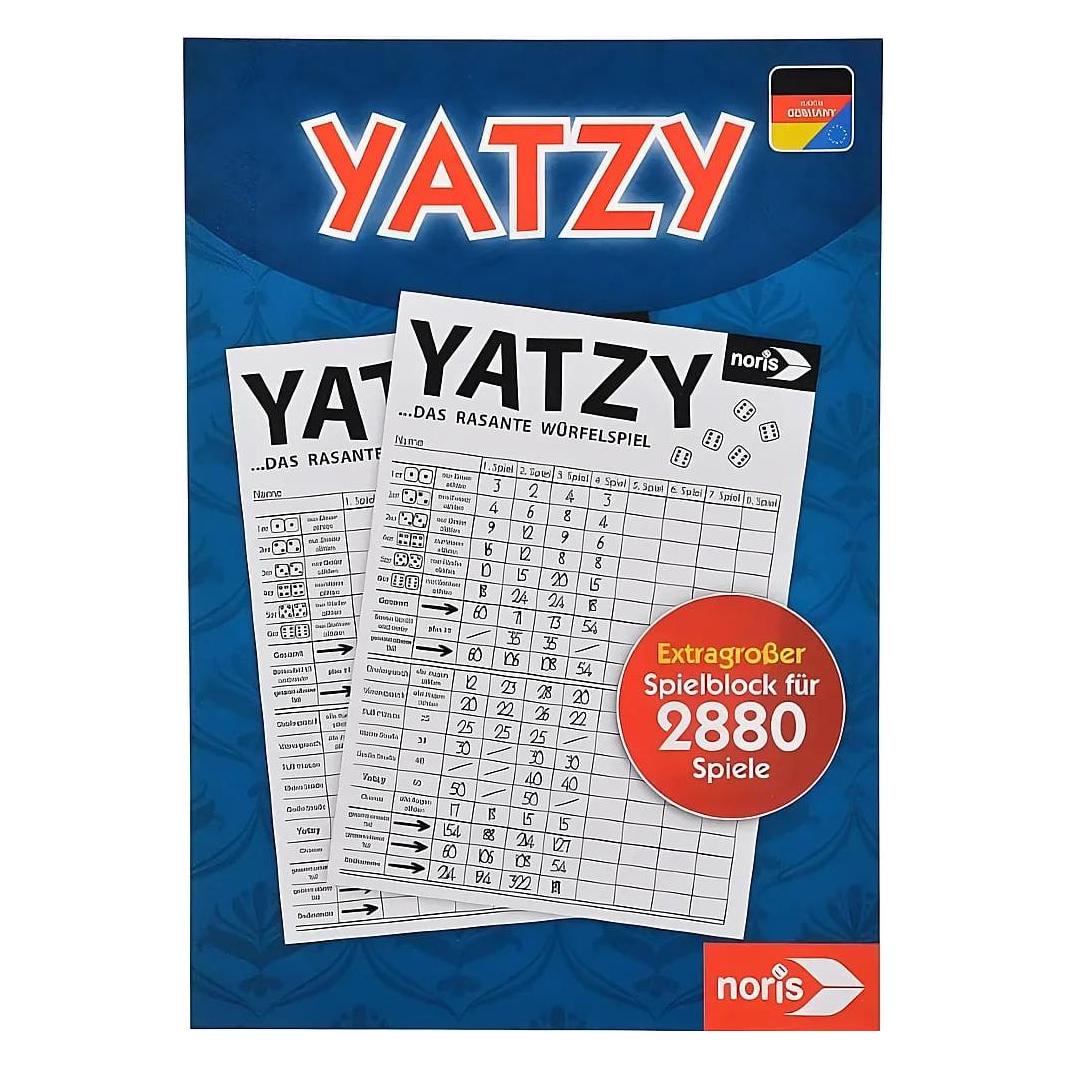 Noris Yatzy extra grosser Spielblock (Deutsch, 2 Spieler) (606194320)
