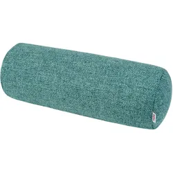 NACKENROLLENHÜLLE Bouclé ocean-petrol 40/15 cm