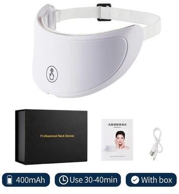 Uplift Picks Neck LED Mask Red Light Therapy Skin Tightening Device with Box