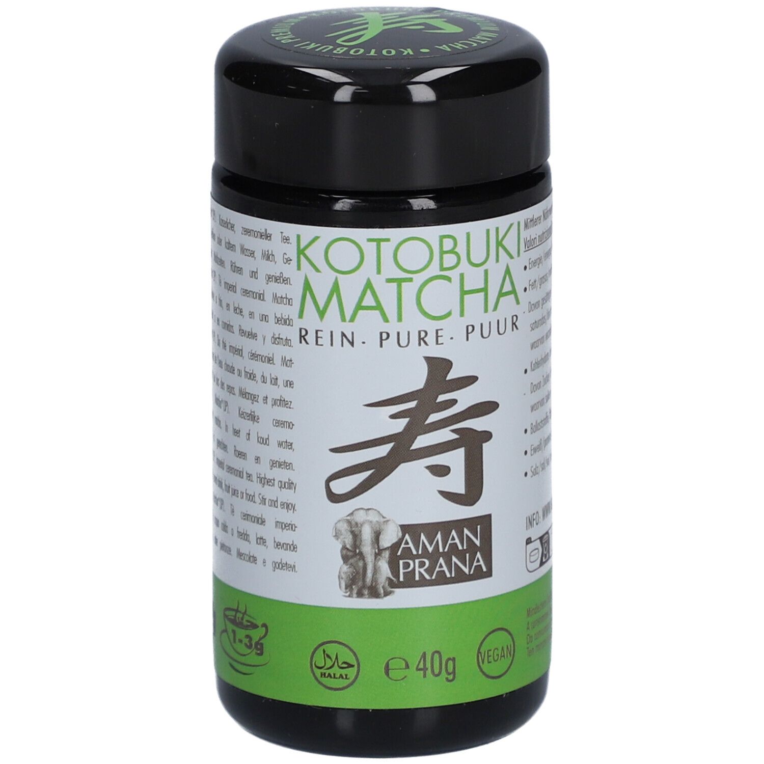 Amanprana Kotobuki Matcha 40g 40 g Tee
