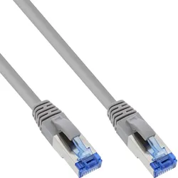 70er B-Pack InLine Patchkabel, S/FTP (PiMf), Cat.6A, LSZH, CU, grau, 1m