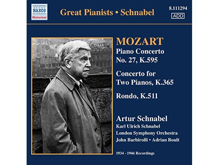 Schnabel - Schnabel Plays Mozart
