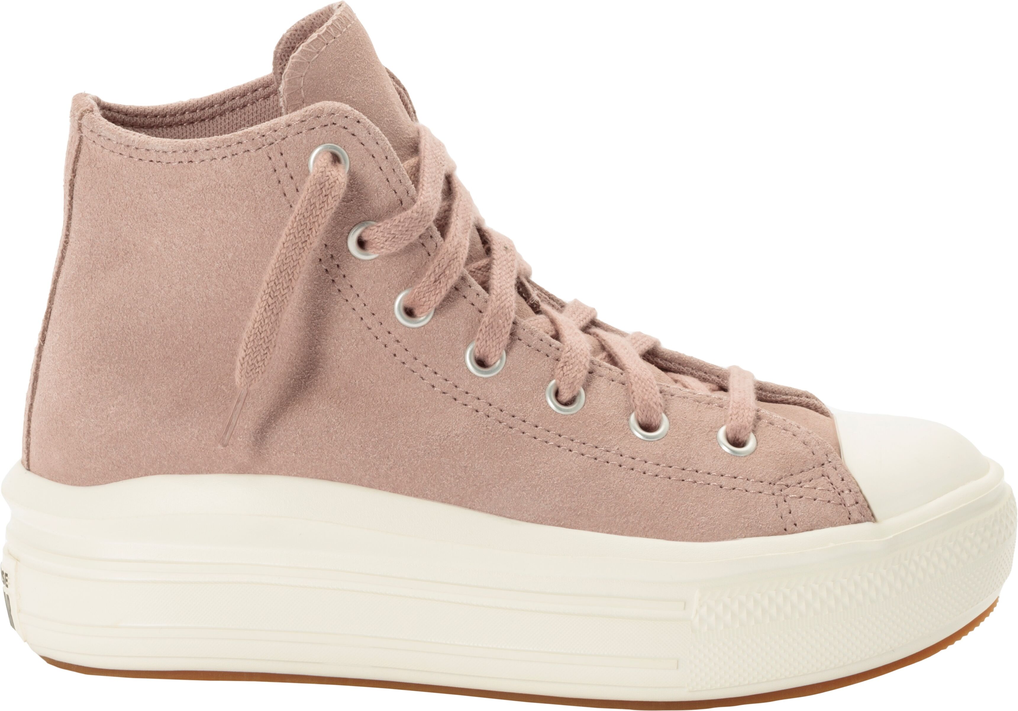 Sneaker CONVERSE "CHUCK TAYLOR ALL STAR MOVE", Damen, Gr. 32, braun (bite the dust, egret, gum honey), Textil, Schuhe Sneaker bite the dust, egret, gum honey 32