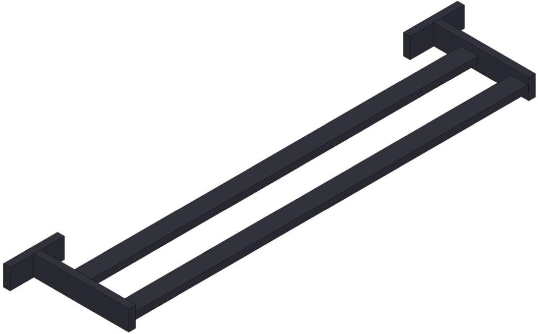 Giese Badetuchhalter doppelt schwarz matt, 39081-14 39081-14