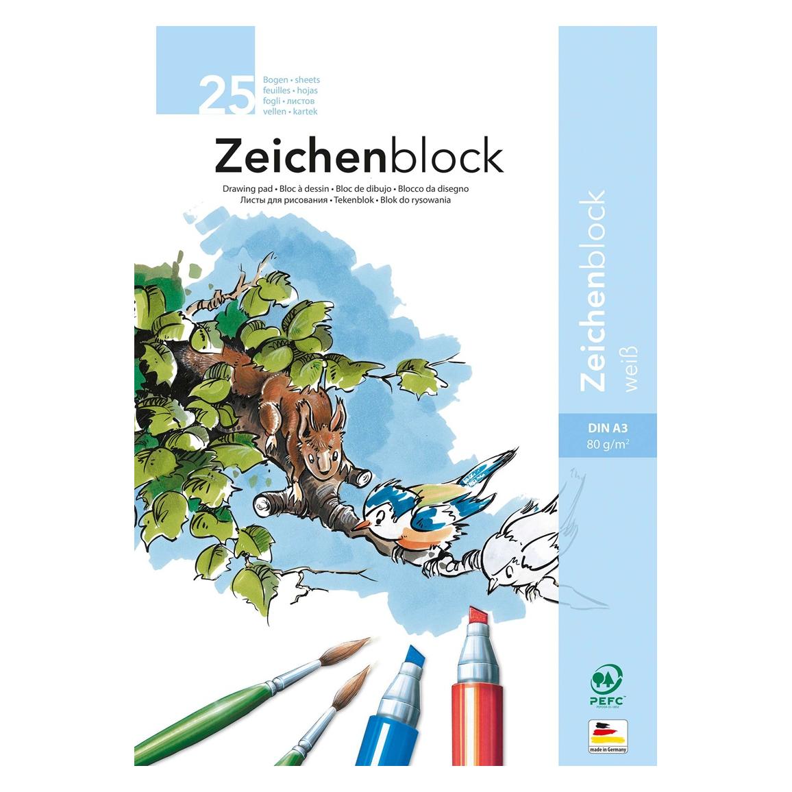 Folia Zeichenpapier Block (A3) (8102)