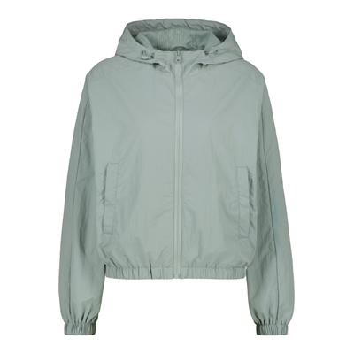 Sommerjacke ALIFE & KICKIN "Damen JovanaAK A Übergangsjacke, Jacke", Damen, Gr. XS, grau (alpine frost), 100% Polyamid, Jacken, leichte Übergangsjacke Windbreaker mit Kapuze und Reißverschluss