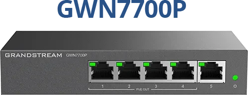 Grandstream Networks GWN7700P Unmanaged Switch 5-Port 4x PoE