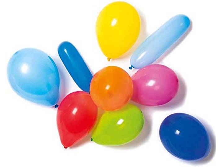 Amscan 9904024 10 latex ballonnen met pomp, verschillende kleuren
