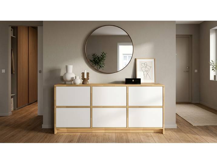 Schlichtes Sideboard – kostenlose Holzmuster Buche Natur geölt