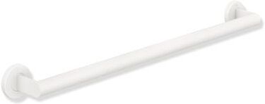 Hewi System 900 Haltegriff 900.36.03660DX Edelstahl pulverbeschichtet weiß tiefmatt, Länge 900 mm