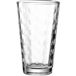 4er-Set Leonardo Longdrinkbecher Optic 540 ml Glas Transparent Klar