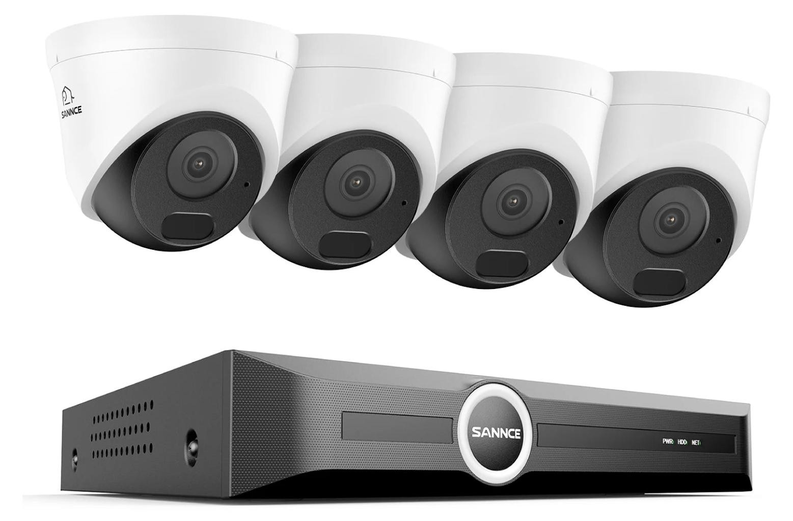 Selius 8-kanaals IP-beveiligingsset met 5MP camera's en NVR-systeem