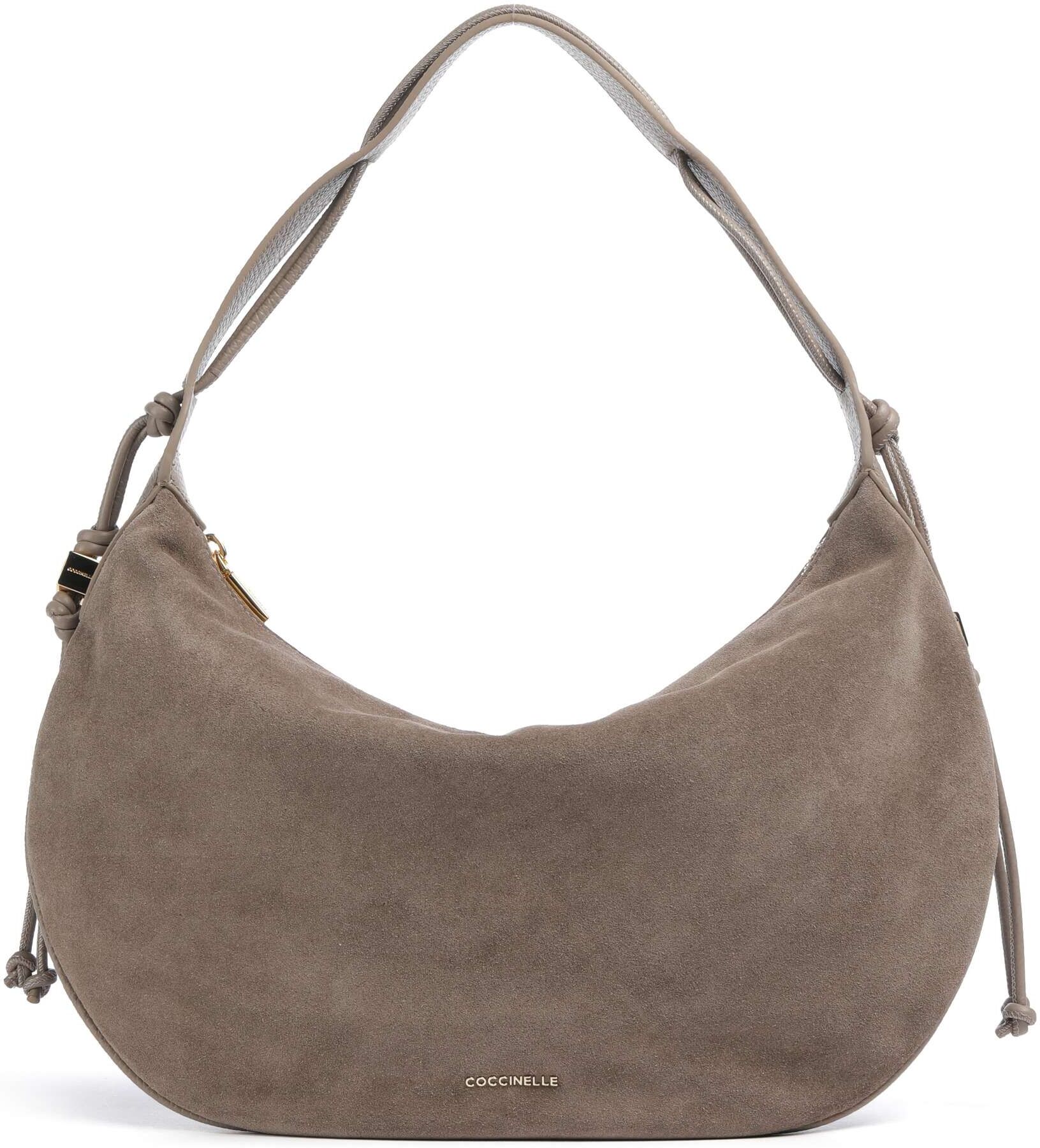 Coccinelle Thess Suede Beuteltasche aus Leder, braun