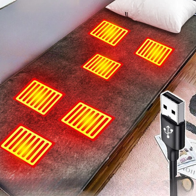 Combo Retail Shop Heated Mat Plush Electric Blanket, Single Mattress, Portable, USB Type C Interface, Washable For Office, Bedroom Heated Mat Plush Electric Blanket, Single Mattress, Portable, USB Type C Interface, Washable For Office, Bedroom