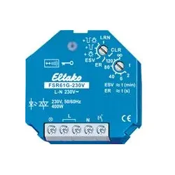 Eltako 30100029 Funkaktor Stromstoß-Schaltrelais geräuschlos durch Solid-State-Relais FSR61G-230V