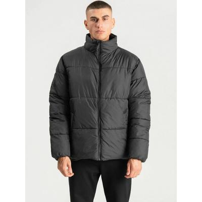 Outdoorjacke TEESHOPPEN "TEESHOPPEN Jacket Puffer Jacket", Herren, Gr. L, schwarz, Obermaterial: 100% Nylon, Jacken Outdoorjacke