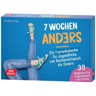 7 Wochen anders: ein Fastenkalender für Jugendliche von Aschermittwoch bis Ostern, Set von Stephan Sigg, Don Bosco