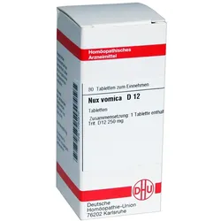 NUX Vomica D 12 Tabletten 80 St